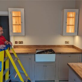 A1 Group - Kitchen Electrical Rewiring and Fuse Board Upgrade in New Town, Edinburgh