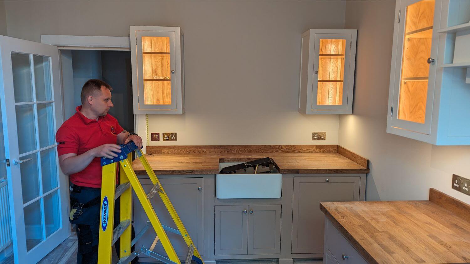 A1 Group - Kitchen Electrical Rewiring and Fuse Board Upgrade in New Town, Edinburgh